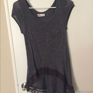 Hollister Gray Pocket Shirt